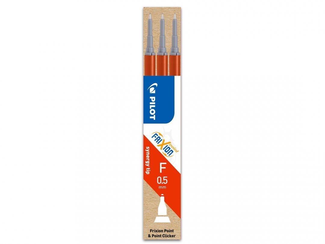 Etui de 3 recharges PILOT FRIXION " POINT " 05 - Rouge