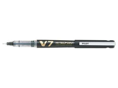 Stylos Roller PILOT V7 NOIR rechargeable par cartouches encre liquide