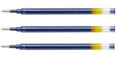 Lot de 3 recharges pour stylo PILOT G2-07 Fine encre gel BLEU