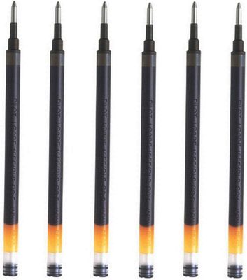 Lot de 6 recharges pour stylo PILOT G2-07 Fine encre gel NOIRE