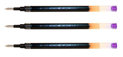Lot de 3 recharges pour stylo PILOT G2-07 Fine encre gel VIOLET