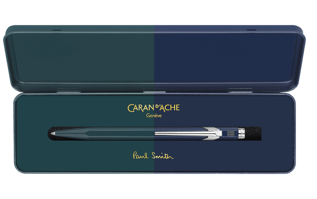 Stylo Bille 849 PAUL SMITH Racing Green & Navy Blue - Édition Limitée