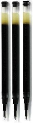 Lot de 3 recharges pour stylo PILOT G2-07 Moyenne encre gel NOIRE