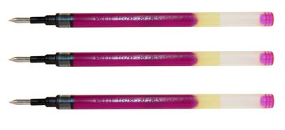 Lot de 3 recharges pour stylo PILOT G2-07 Moyenne encre gel ROSE Lot de 3 recharges pour stylo PILOT G2-07 Moyenne encre gel ROSE