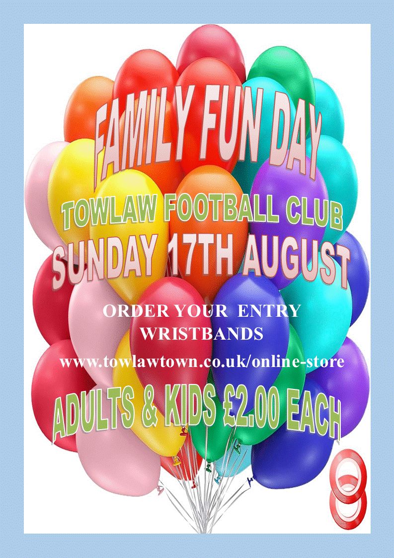 TOW LAW FUNDAY ENTRY WRISTBANDS