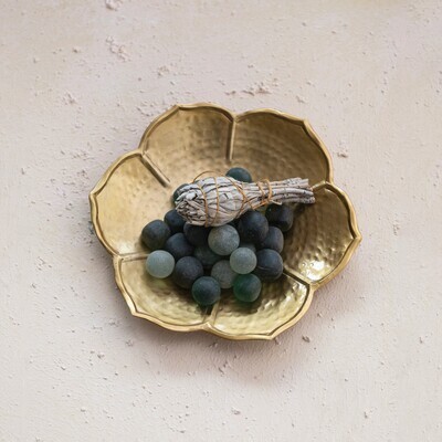 Creative Co-Op Metal Flower Bowl