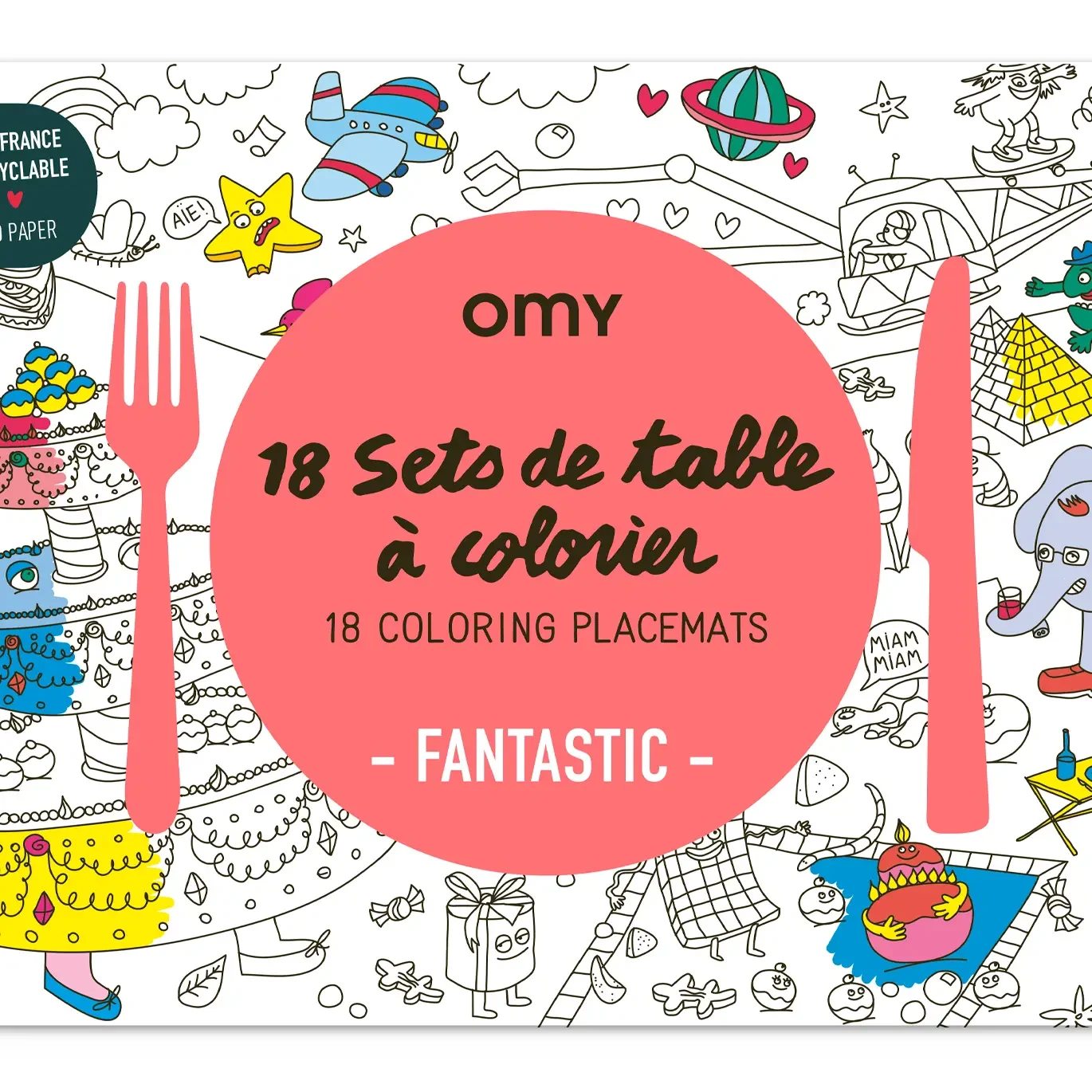 OMY Coloring Placemats
