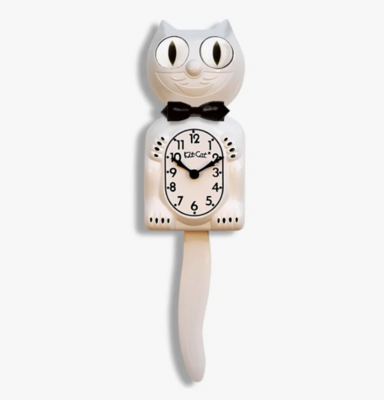 Kit Kat White Clock
