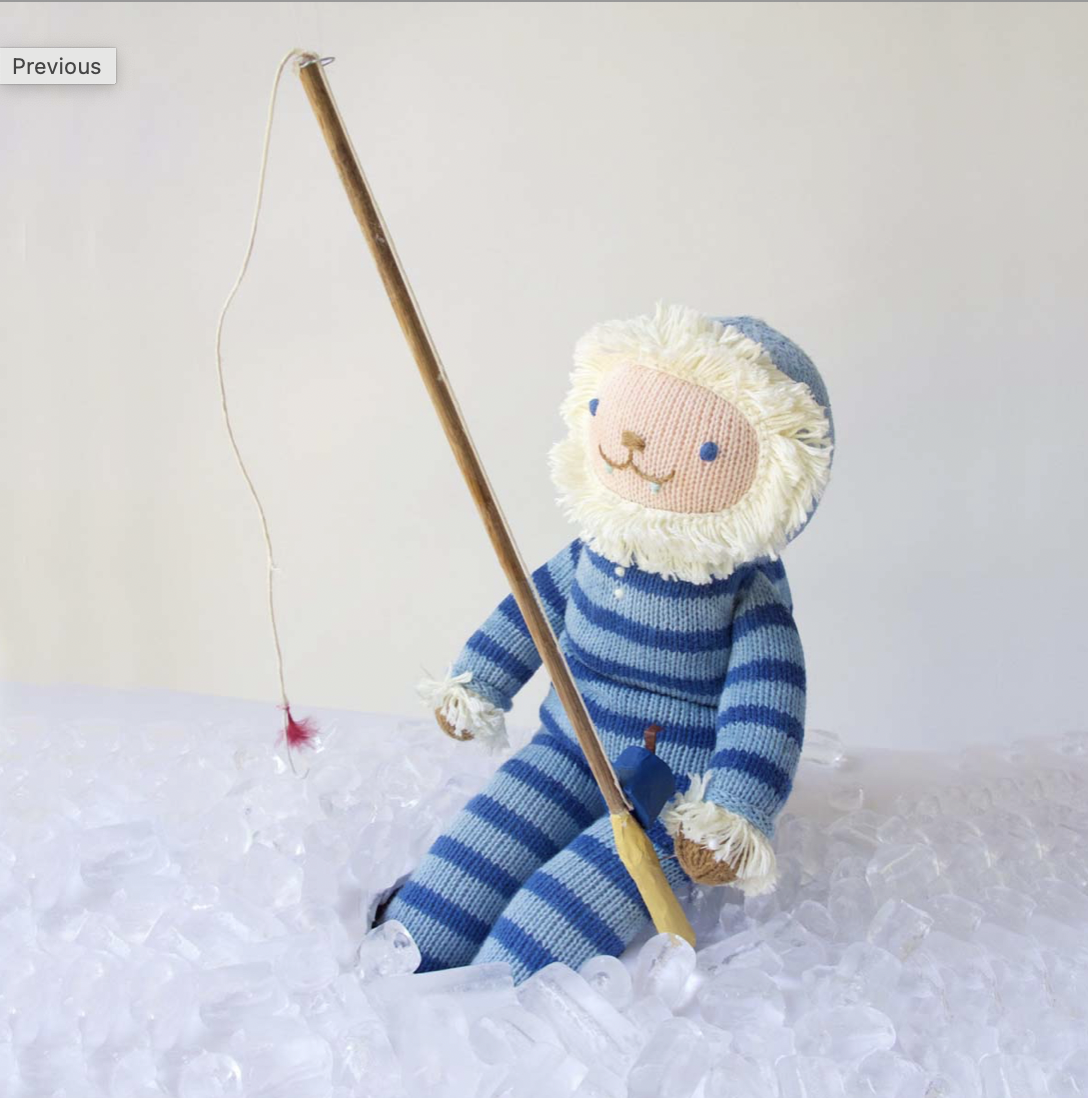 Blabla Yeti doll - Blue