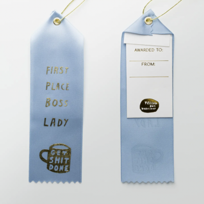 Yellow Owl Ribbon