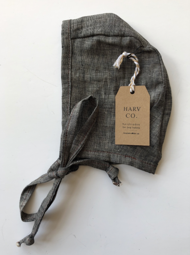 Harv Co bonnet, Options: Grey 3-6M