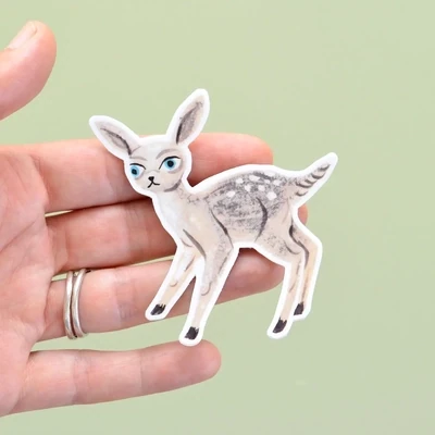 Imaginary Animal Cute Fawn sticker