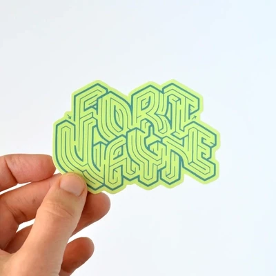 Imaginary Animal Fort Wayne sticker