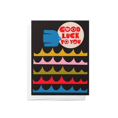 BB Lisa Congdon - Good Luck To You card