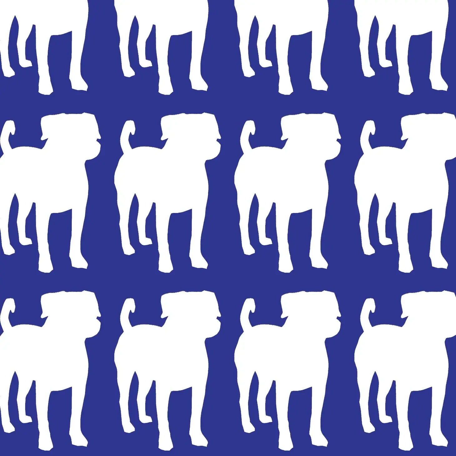 La Familia Green Pittie Parade gift wrap 