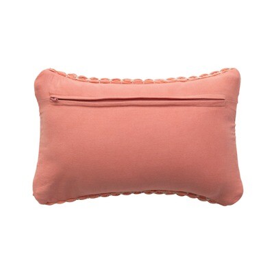 Creative Co-Op Pink &amp; Red Pillow