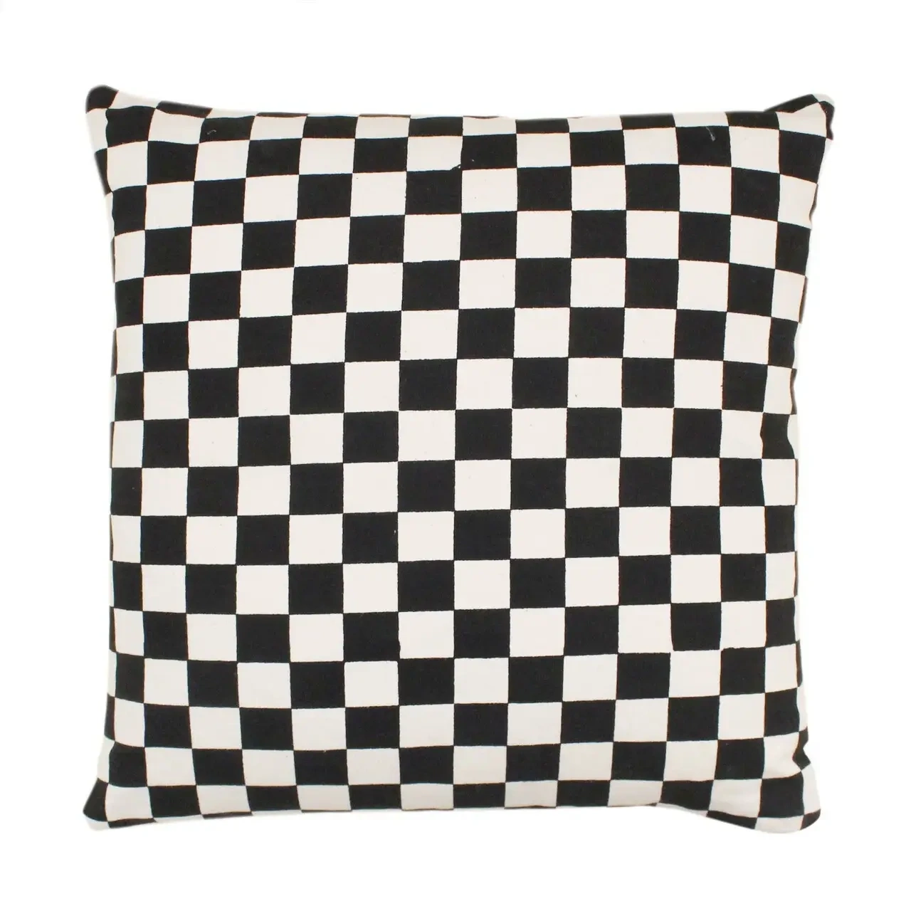 IC Pillow Cover, Options: Black Check
