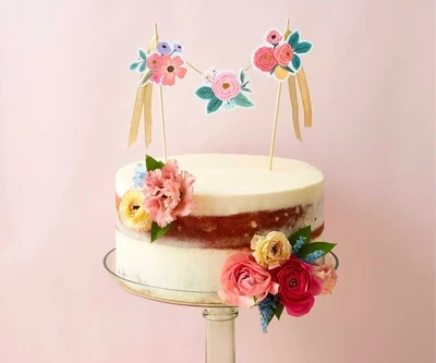 Rifle Garden Party Cake Topper