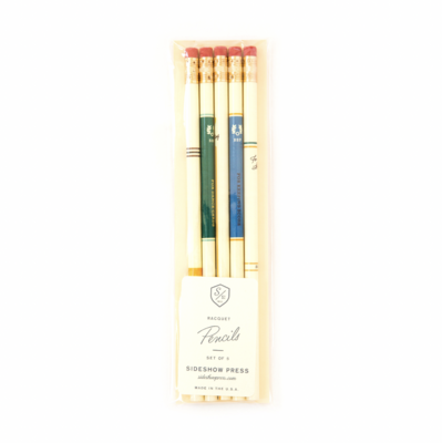 Sideshow Press racquet pencils