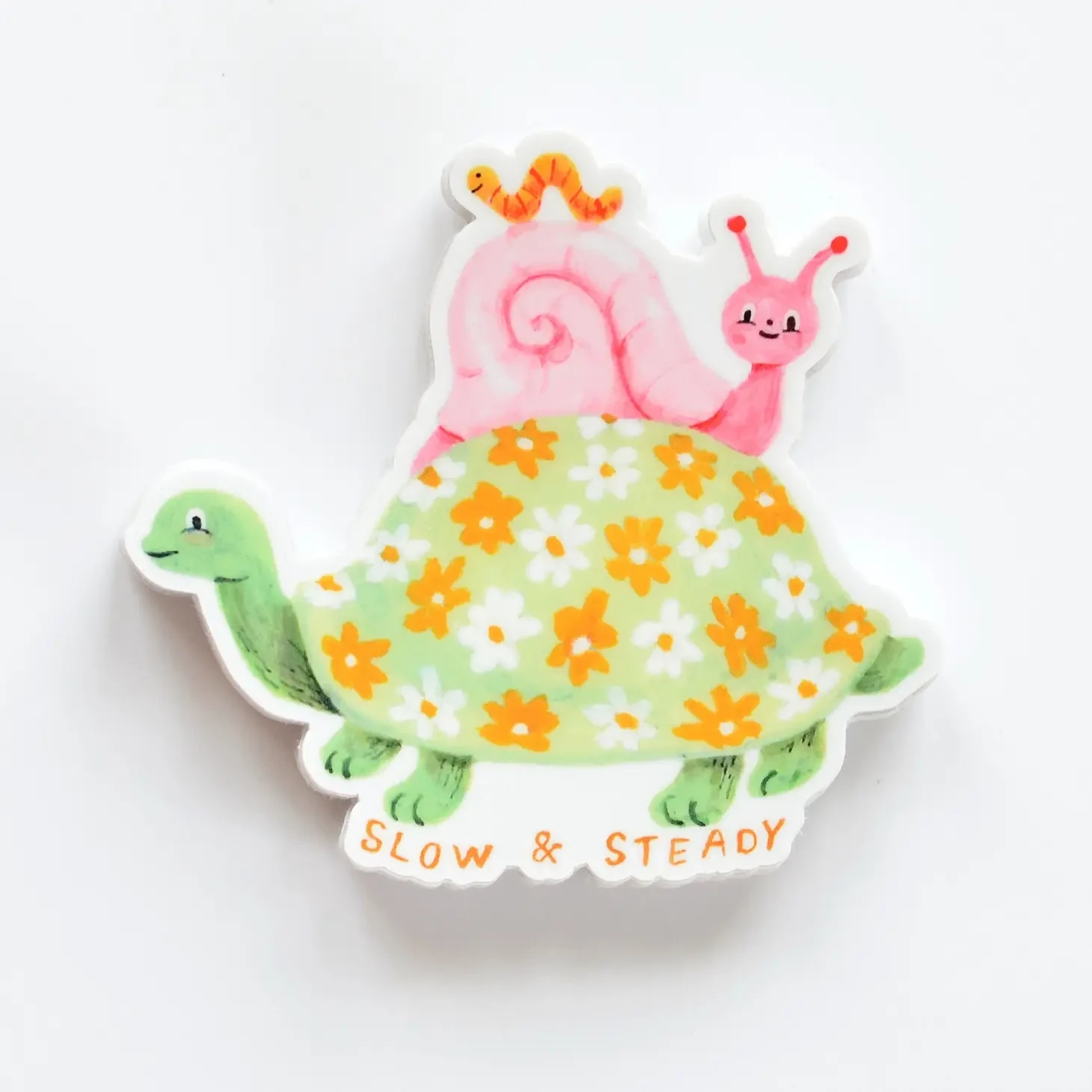 Imaginary Animal Slow &amp; Steady Sticker