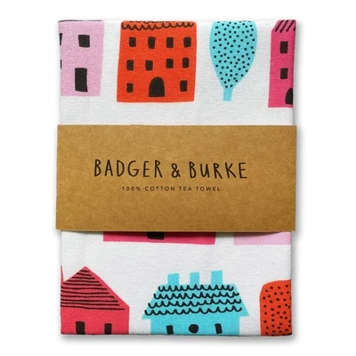 Badger & Burke Little Houses Towel