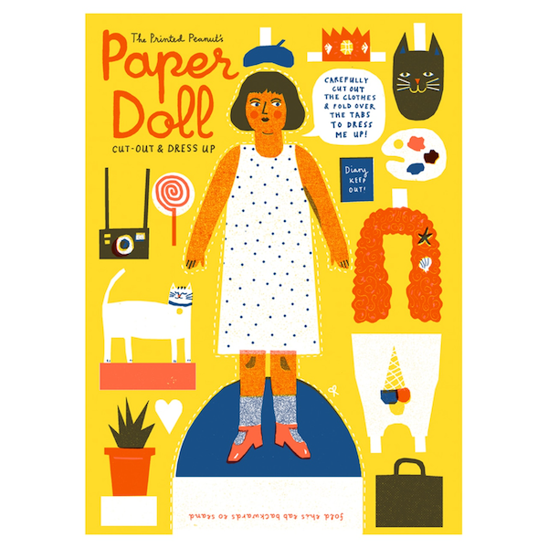 The Printed Peanut Paper Doll