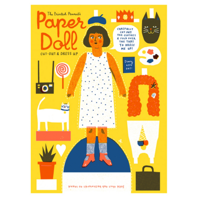 The Printed Peanut Paper Doll