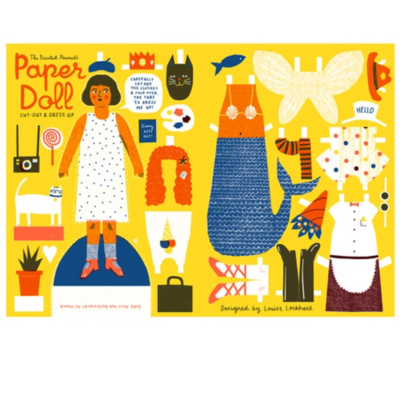 The Printed Peanut Paper Doll