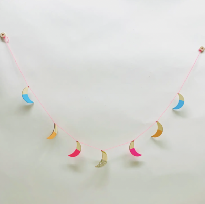 Cosmic Peace Studio Moon Garland