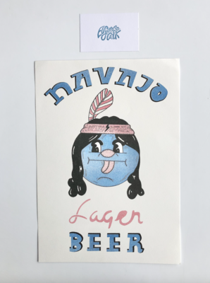 El Famoso navajo beer print