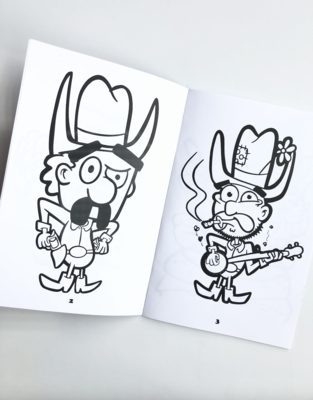 Pretty Good Posters Coloring Book