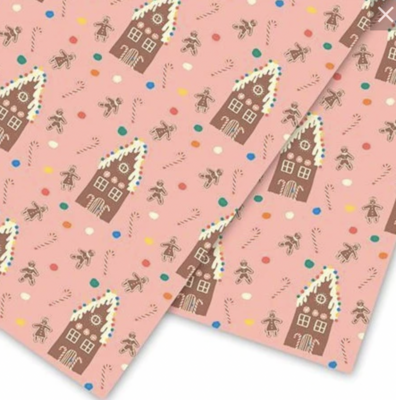 1973 Holiday Gift Wrap Sheet