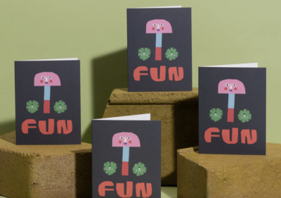 Red Cap Fun Card