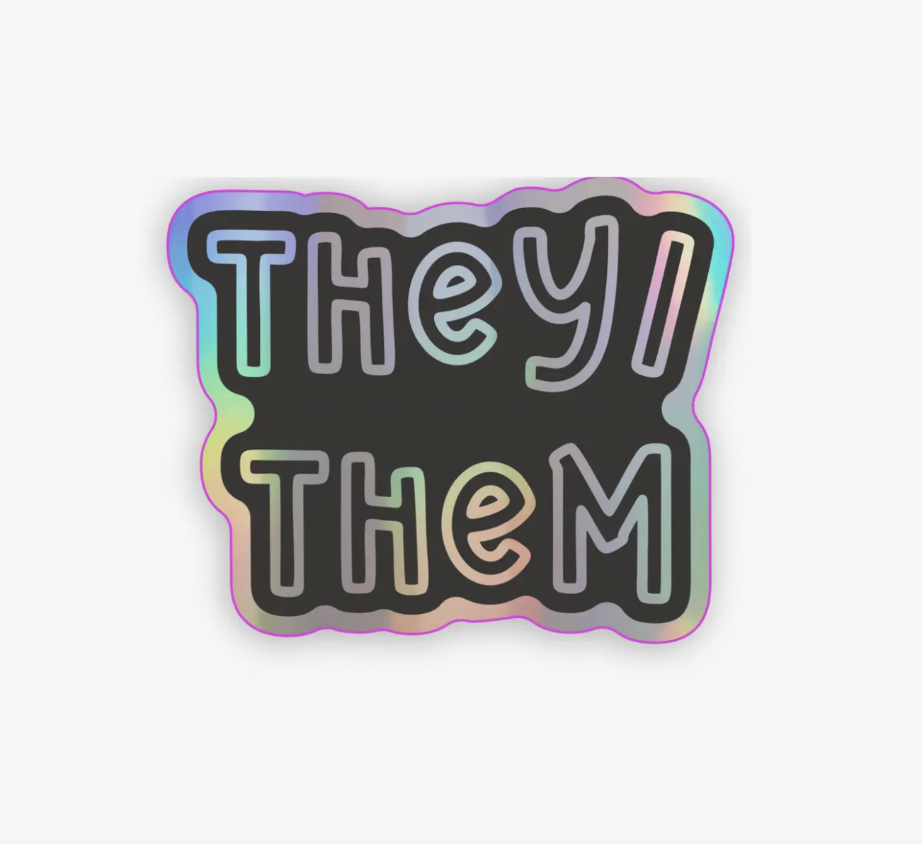 Fluffmallow They/Them Sticker