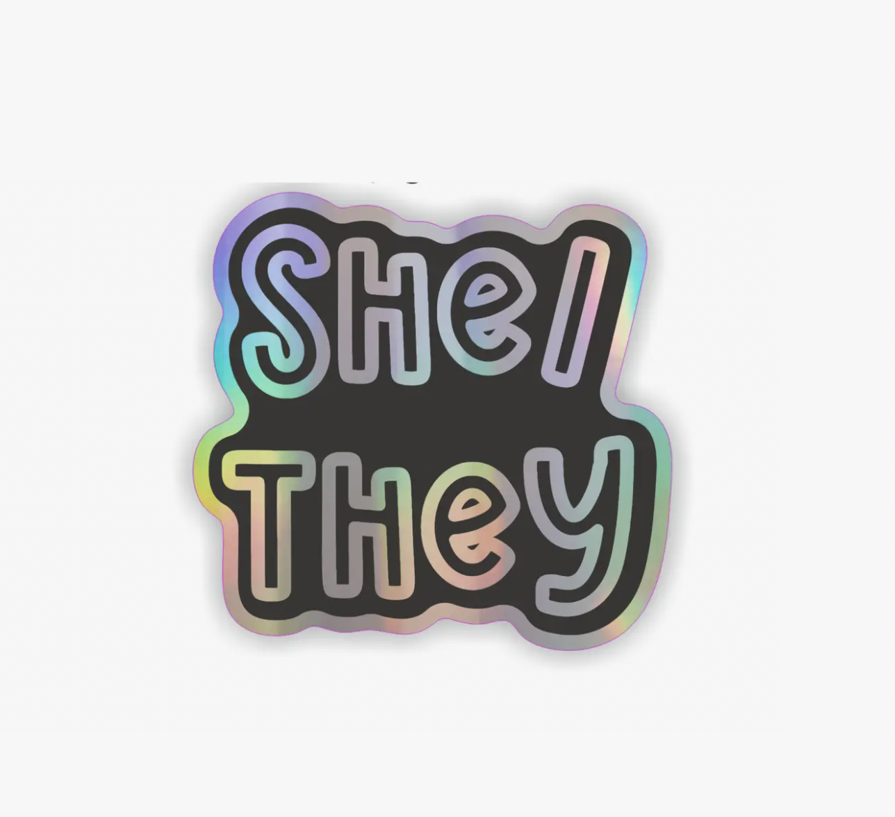 Fluffmallow She/They Sticker