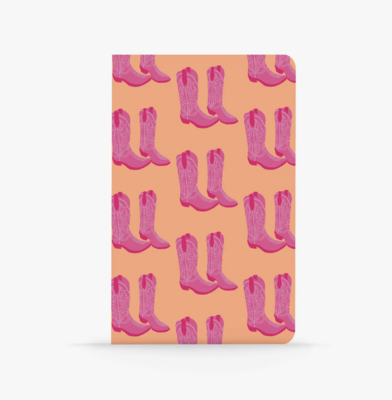 Denik Pink Boots Notebook