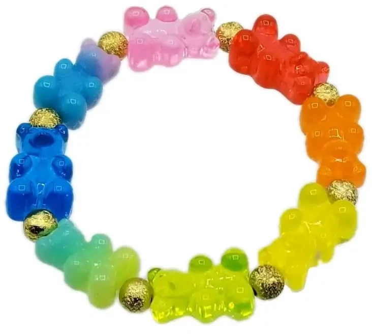 Bottleblond Rainbow Gummy Bear Brac