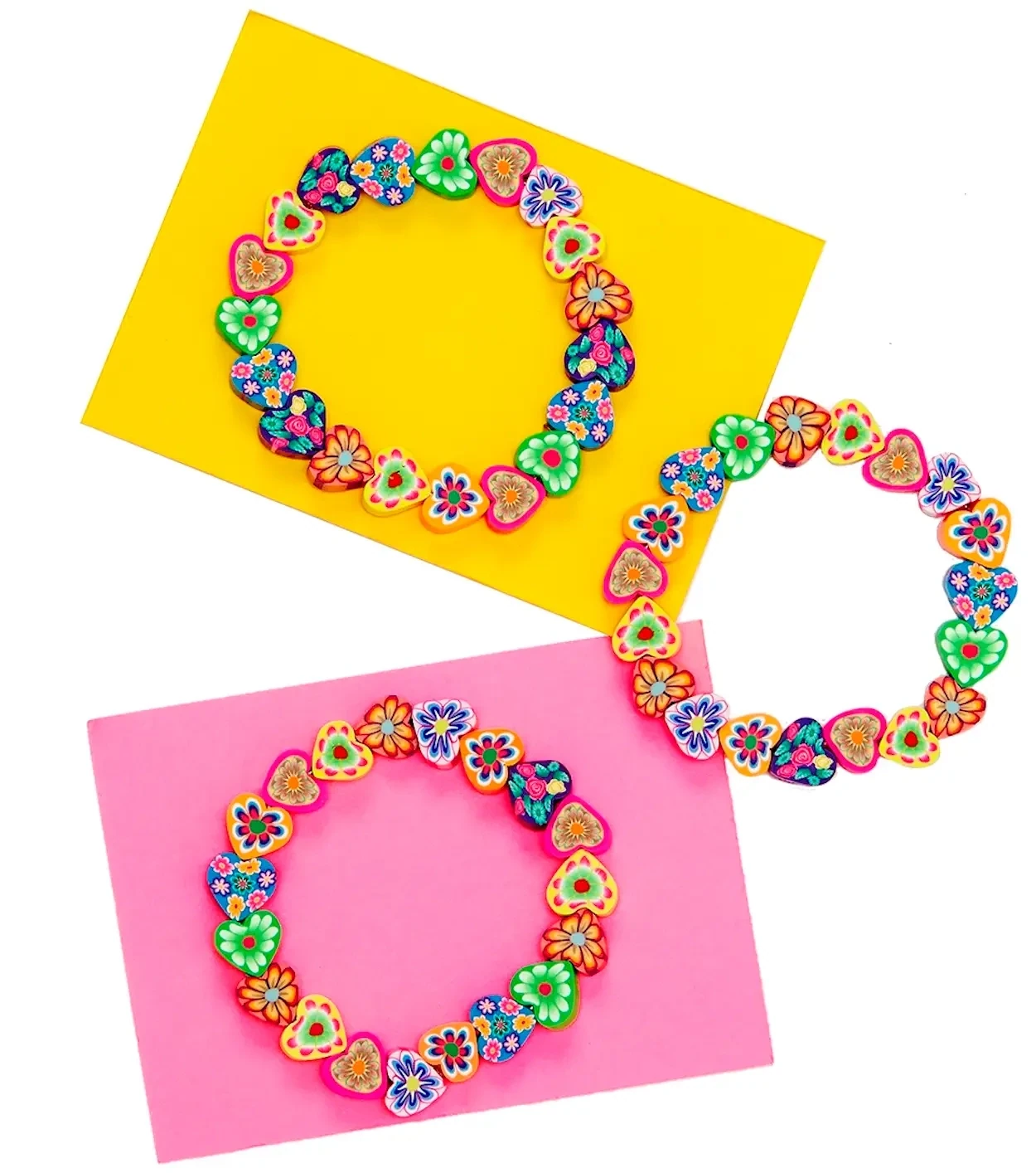 Bottleblond Heart Stretch Brac