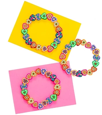 Bottleblond Heart Stretch Brac