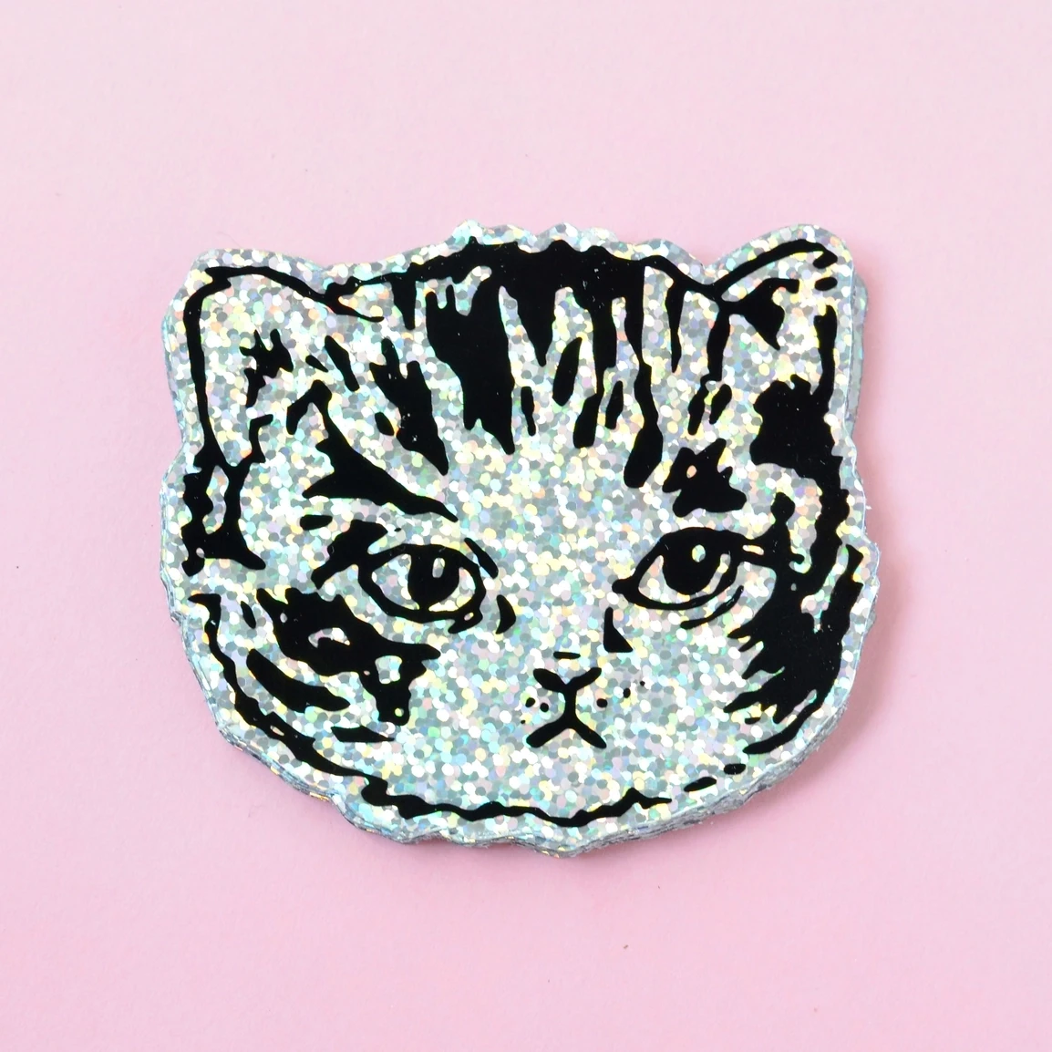 Imaginary Animal Glitter Kitty sticker 