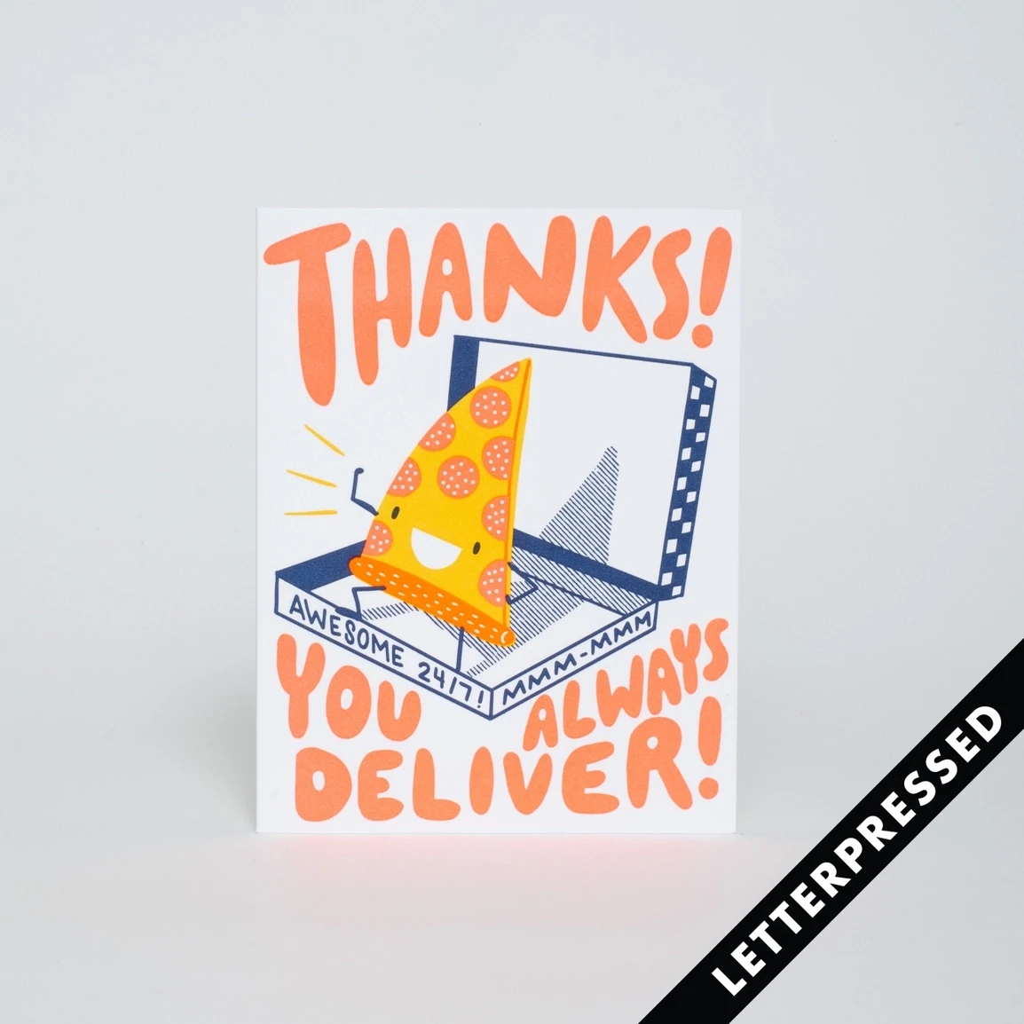 Hello Lucky Always Deliver Card