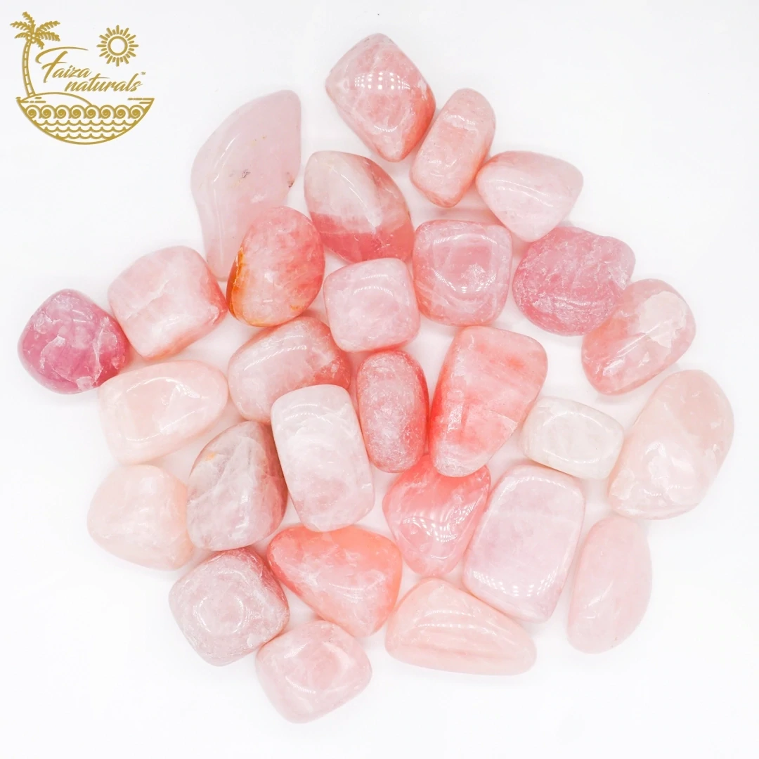 Faiza Rose Quartz Tumbled