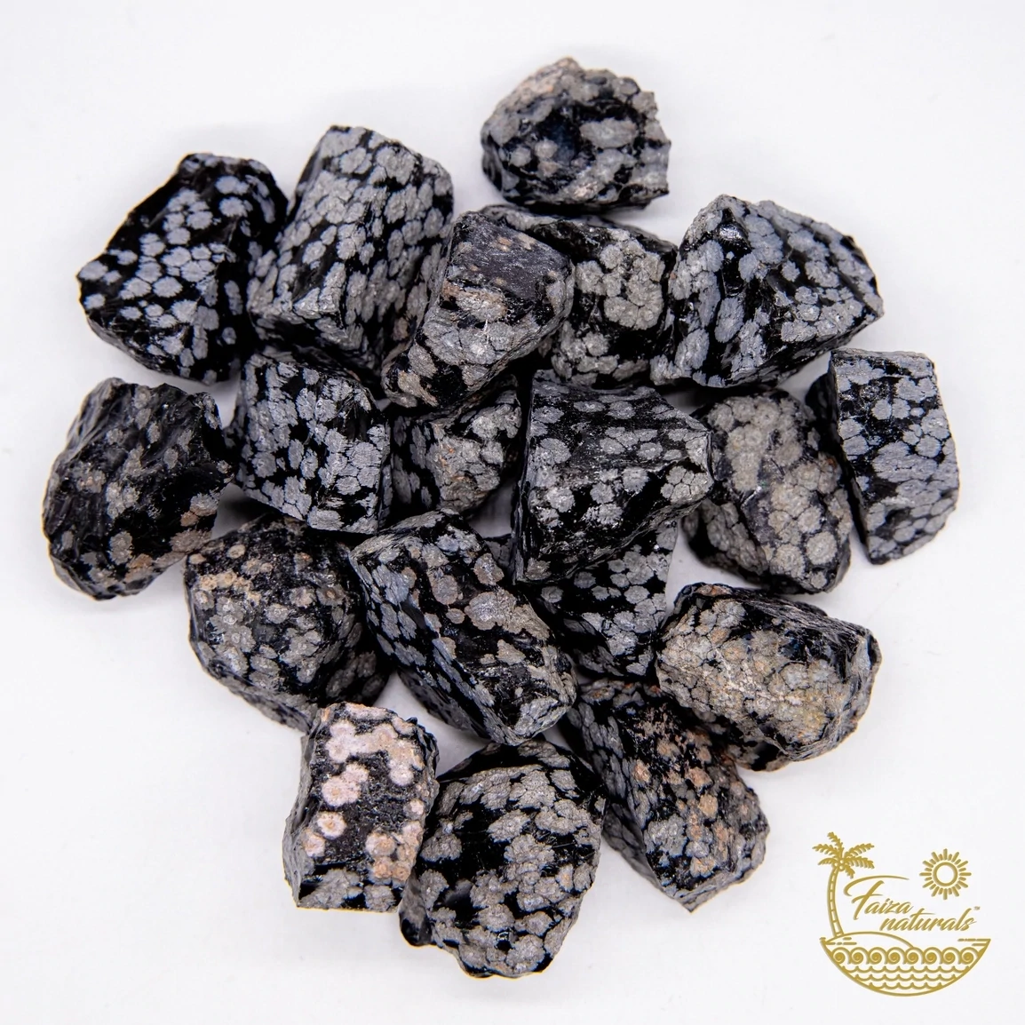 Faiza Snowflake Obsidian Raw