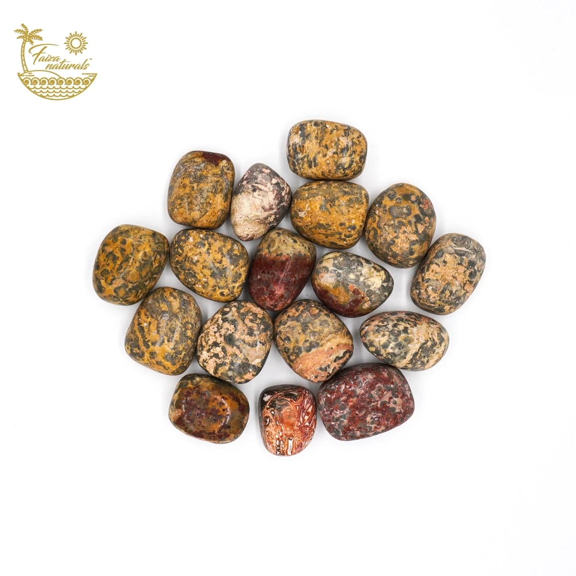 Faiza Leopard Jasper Tumbled