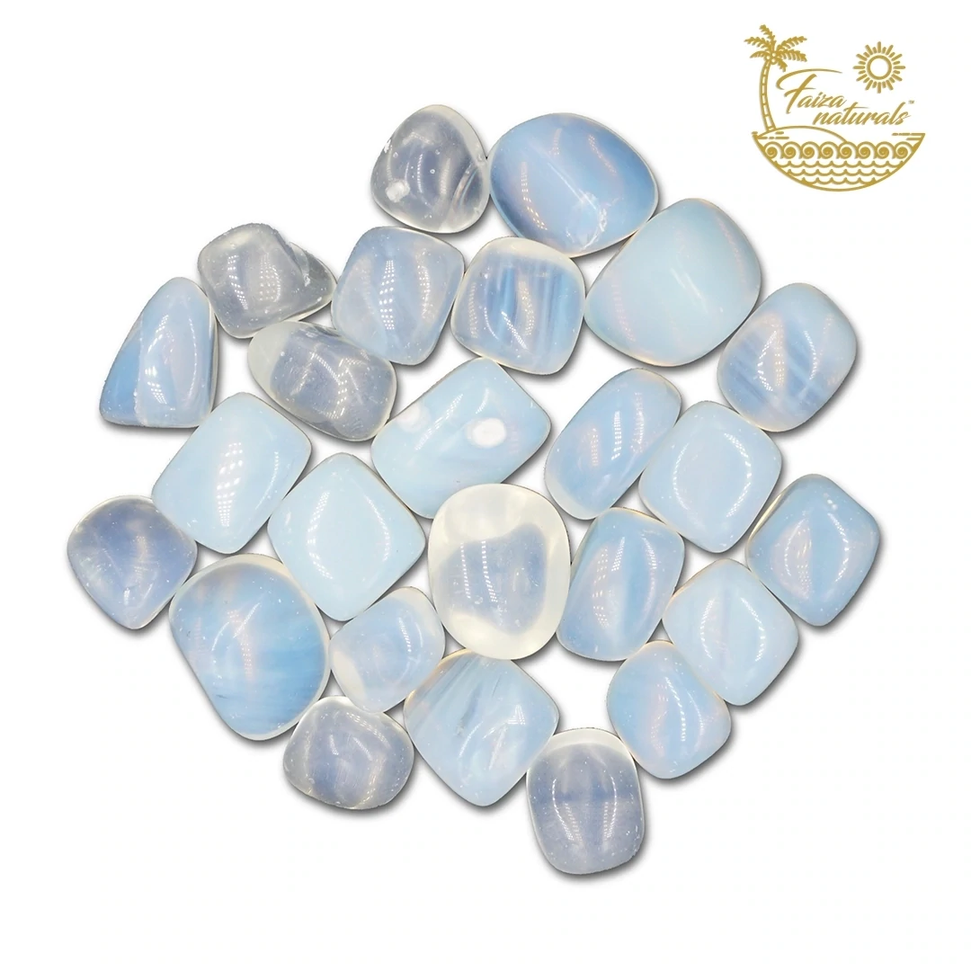 Faiza Iridescent Opalite Tumbled  
