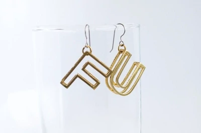 GT FU Dangle earrings 