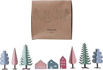 Creative Co-Op Paper Houses/Trees Boxed Set