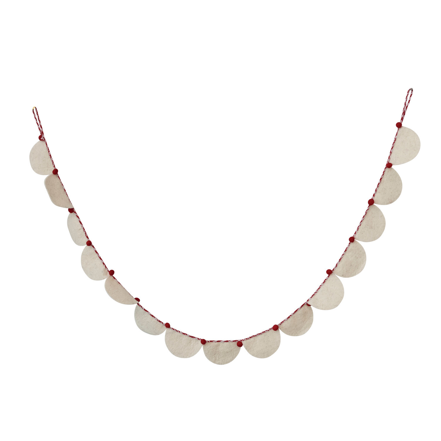 Creative Co-Op Scallop Garland