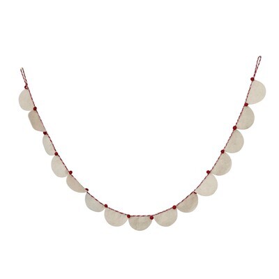 Creative Co-Op Scallop Garland