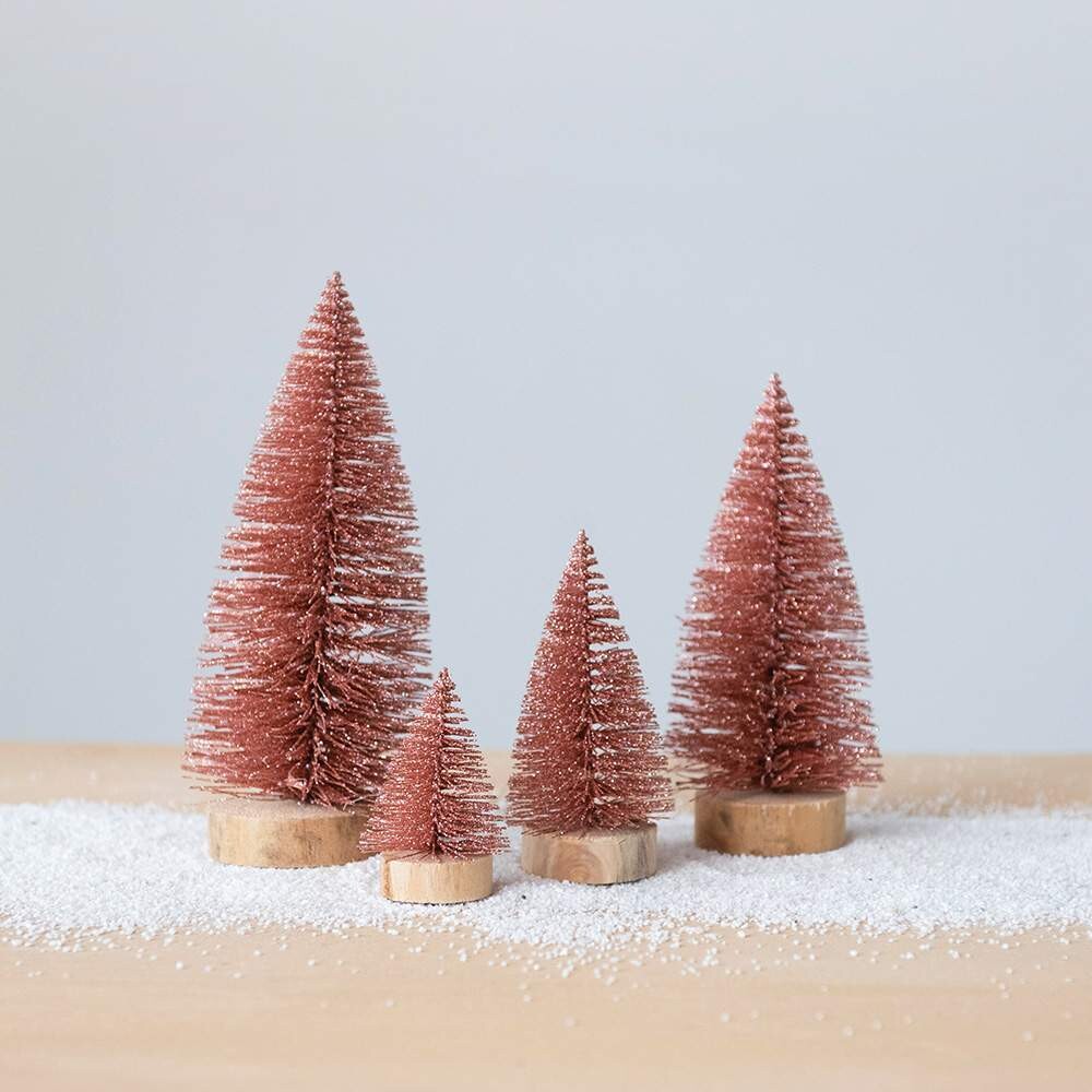 Creative Co-Op Sm Rose Bottle Brush Tree